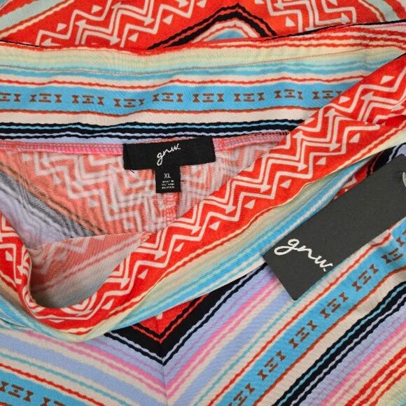 NWT GNW maxi colorful skirt sz XL - Picture 3 of 3